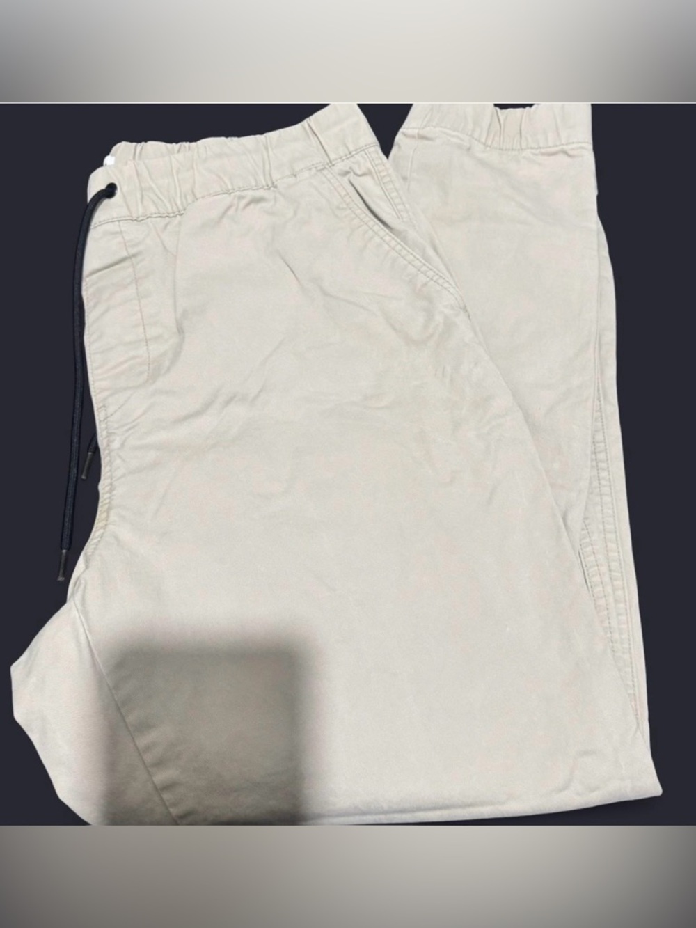 Old Navy Men's Light Beige Sweatpants Joggers